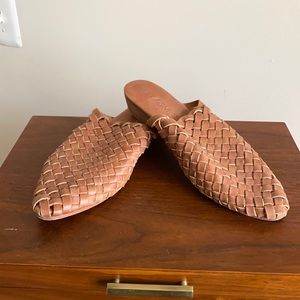 St. Agni Woven Leather Mules